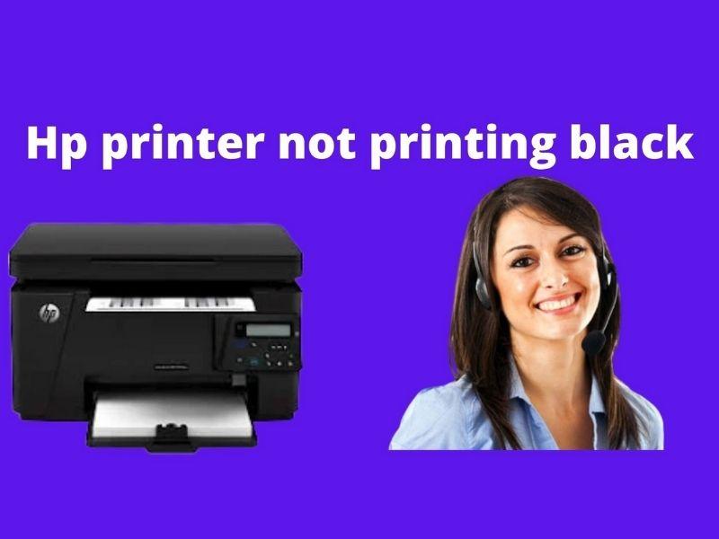 Get A Guide About How to Resolve hp black ink not printing Issue