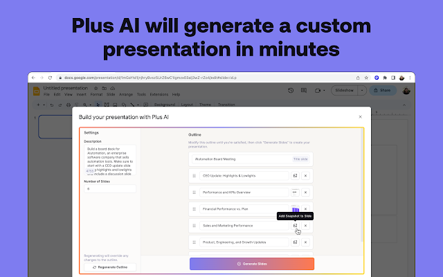 Step-by-Step: Creating Stunning Presentations with Plus AI